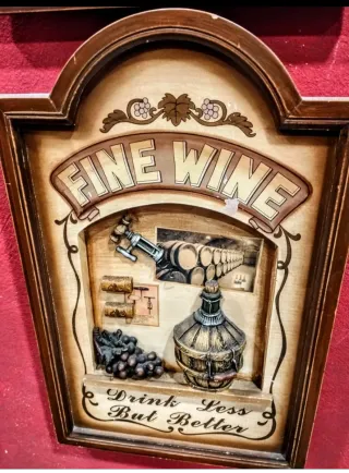 Quadri sculture in legno Vintage