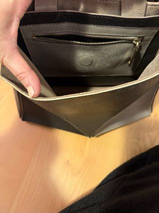 Bolso PG Purificacion Garcia gris y verde