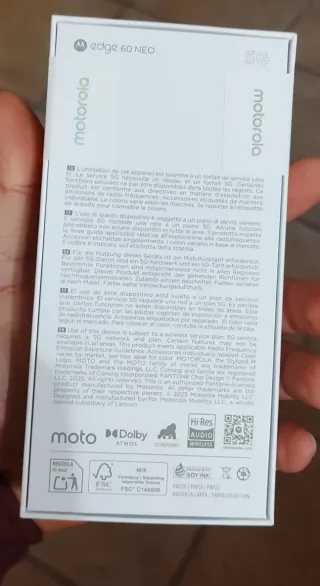 Motorola Edge 60 Neo 5G 8 RAM 256 GB Dual Sim