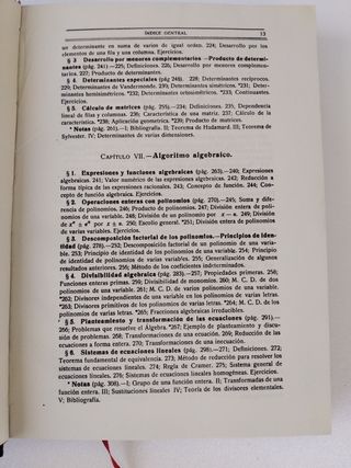 Elementos de Análisis Algebraico