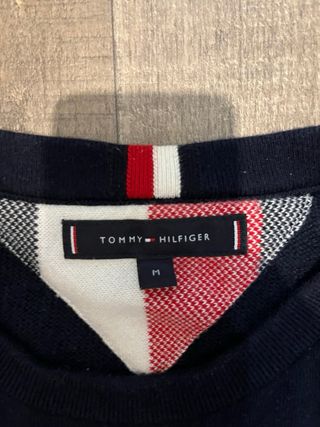 Jersey Tommy Hilfiger Talla M Azul Blanco