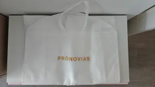 Funda para vestido de novia Pronovias