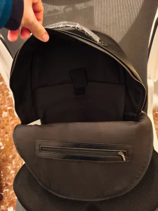 Zaino uomo grigio nuovo