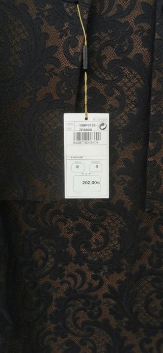 Conjunto Pilar Rueda Chaqueta y Falda Negro/Oro