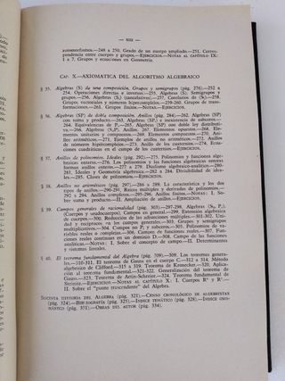 Lecciones de Álgebra por J. Rey Pastor