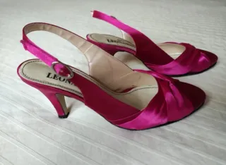 Zapatos Leonardo Talla 38 y Bolso Fucsia