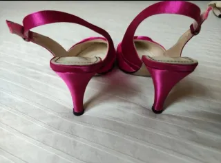 Zapatos Leonardo Talla 38 y Bolso Fucsia