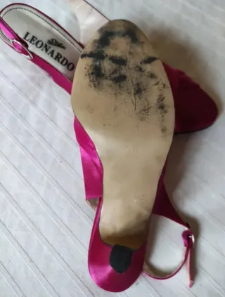 Zapatos Leonardo Talla 38 y Bolso Fucsia