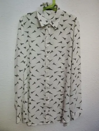 Camisa Torre Eiffel Mujer Blanca