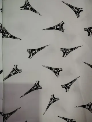 Camisa Torre Eiffel Mujer Blanca