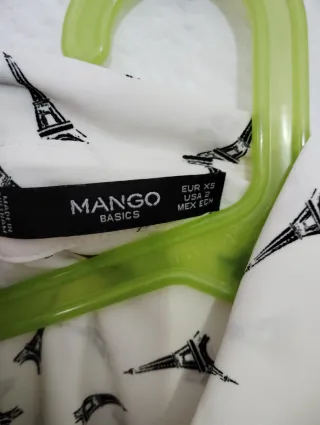 Camisa Torre Eiffel Mujer Blanca