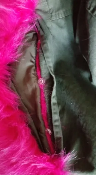 Giubbotto parka donna verde Small