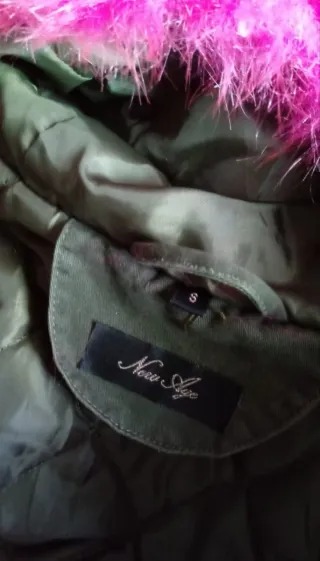 Giubbotto parka donna verde Small