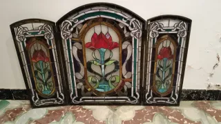 Cristalera decorativa floral