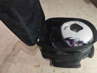 Bolsa depósito moto con funda transparente