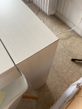 Mesa comedor extensible blanca