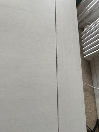 Mesa comedor extensible blanca