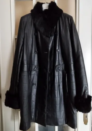 Giubbotto Pelle Donna Luisa Spagnoli Nero