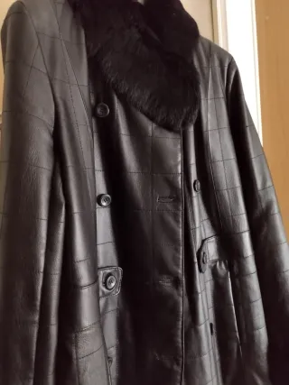 Giubbotto Pelle Donna Luisa Spagnoli Nero