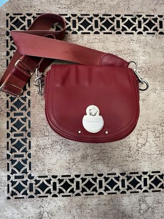 Bolso Longchamp Piel Rojo Mujer-Precio Orig: €395
