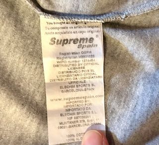 Camiseta manga corta talla S Suprme