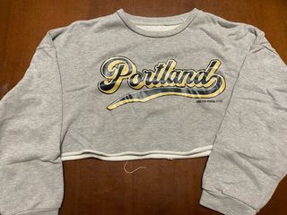 Felpa corta donna Portland