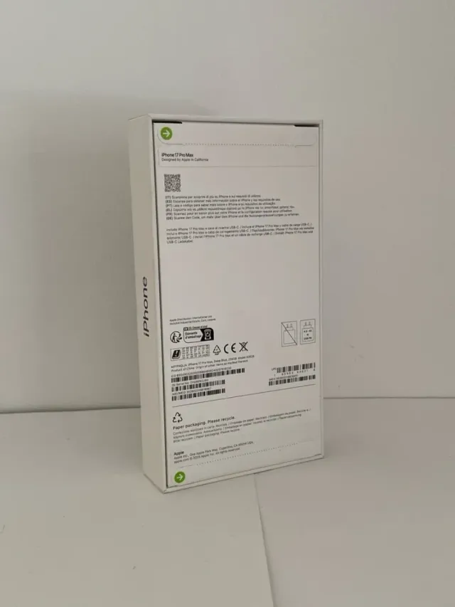 iPhone 17 Pro Max Blu Nuovo Sigillato