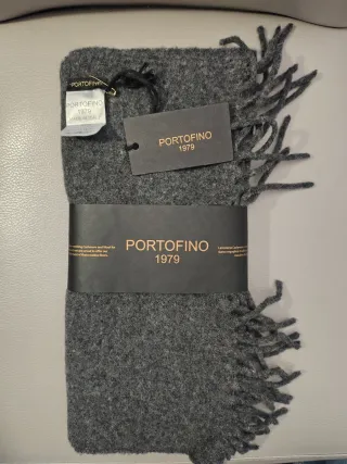 Sciarpa Portofino 100% Lana Vergine Grigia