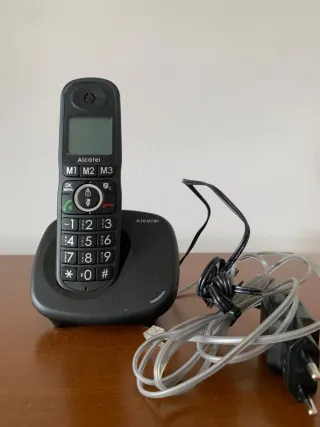 Telefono cordless Alcatel nero