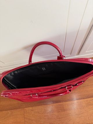 Bolso porta ordenador Misako rojo