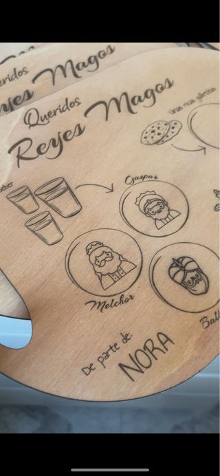 Bandeja Madera Reyes Magos