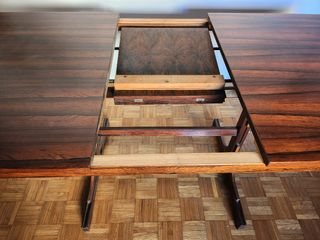 tavolo allungabile + 5 sedie palissandro