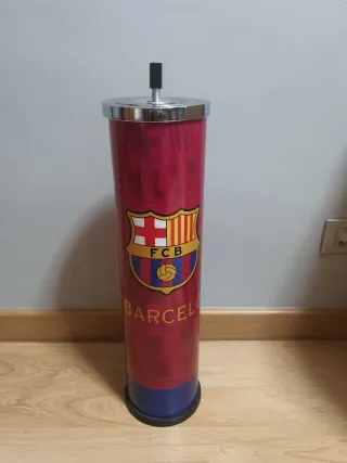 Portacenere da terra FCB Barcellona, altezza 55 cm, diametro 14