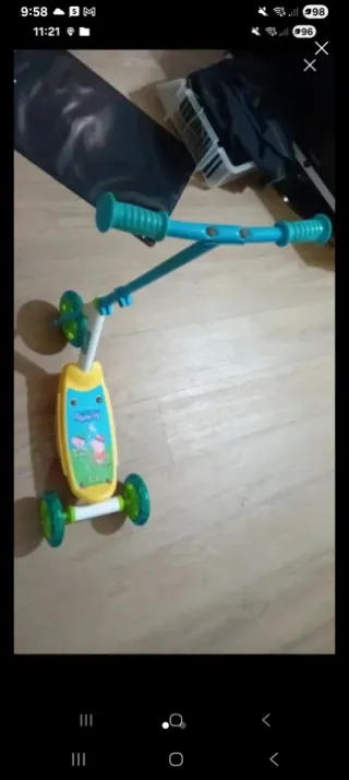 Patinete Peppa Pig 3 ruedas