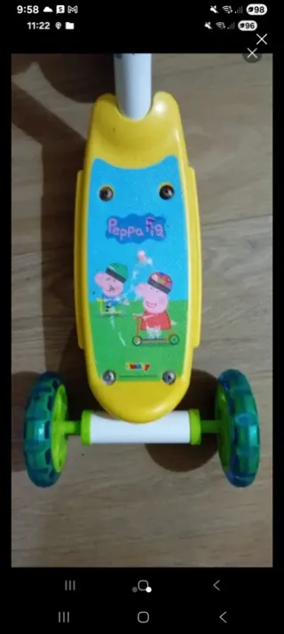 Patinete Peppa Pig 3 ruedas