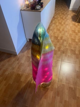 Bufanda Bimba y Lola Beige y Rosa