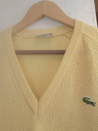 Jersey Lacoste Amarillo Talla L