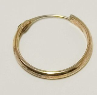 Pendiente aro 18k 15mm 0,3gr