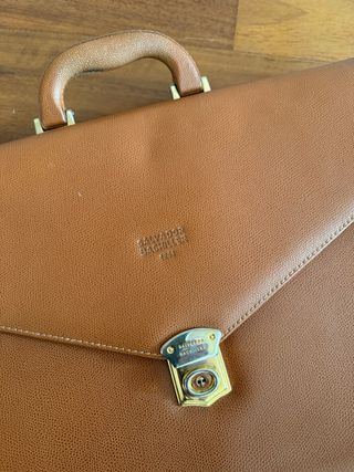 Maletín de piel Salvador Bachiller Marrón