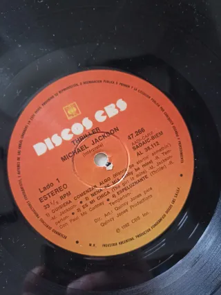 Vinilo Michael Jackson Thriller