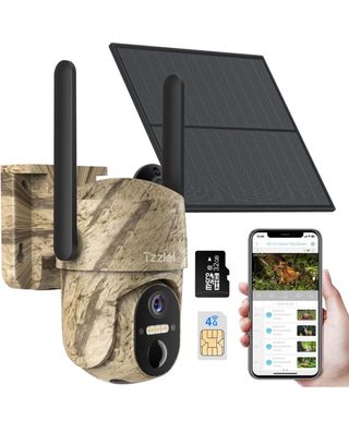 Cámara Vigilancia Exterior 3G/4G LTE Tzziel