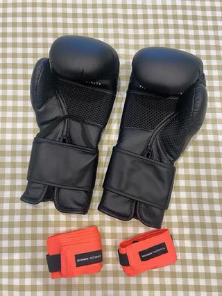 Kit Guantes y Vendas Boxeo