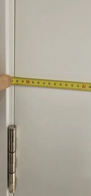 Puerta entrada lisa blanca 203 x 82,5 URGE