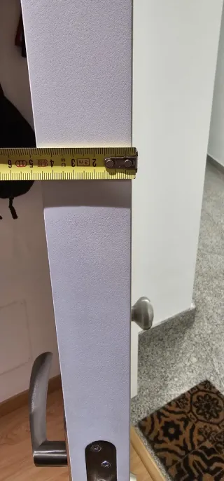 Puerta entrada lisa blanca 203 x 82,5 URGE