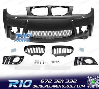 PARAGOLPES DELANTERO BMW E81 E82 E87 E88 04-13 LOOK 1M PDC +
