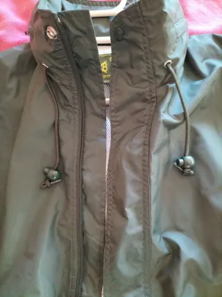 Chubasquero/Cortavientos verde hombre (unisex)