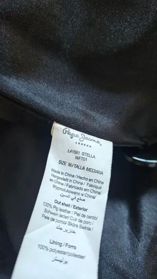 Abrigo Pepe Jeans Negro Talla M