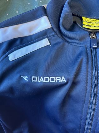 Chaqueta deportiva Diadora niño azul