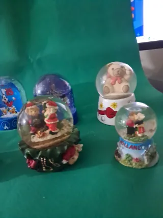 Lotto 8 Palle di Neve Natalizie