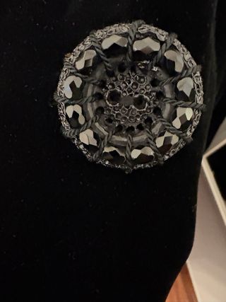 Abrigo Terciopelo Negro